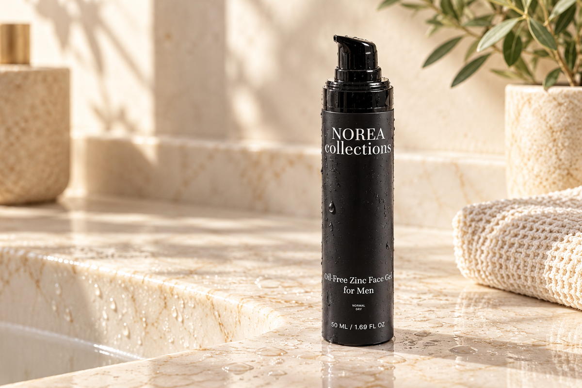Oil-Free Zinc Face Gel for Men