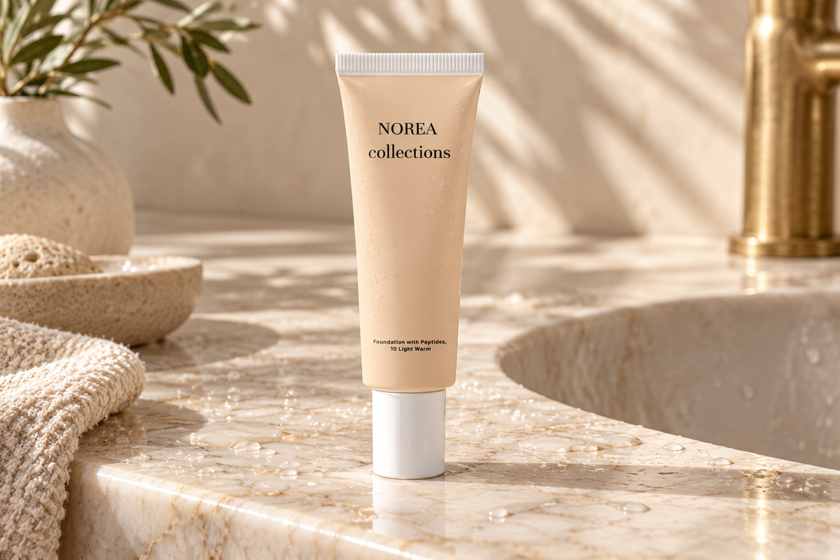 Foundation with Peptides, 10 Light Warm