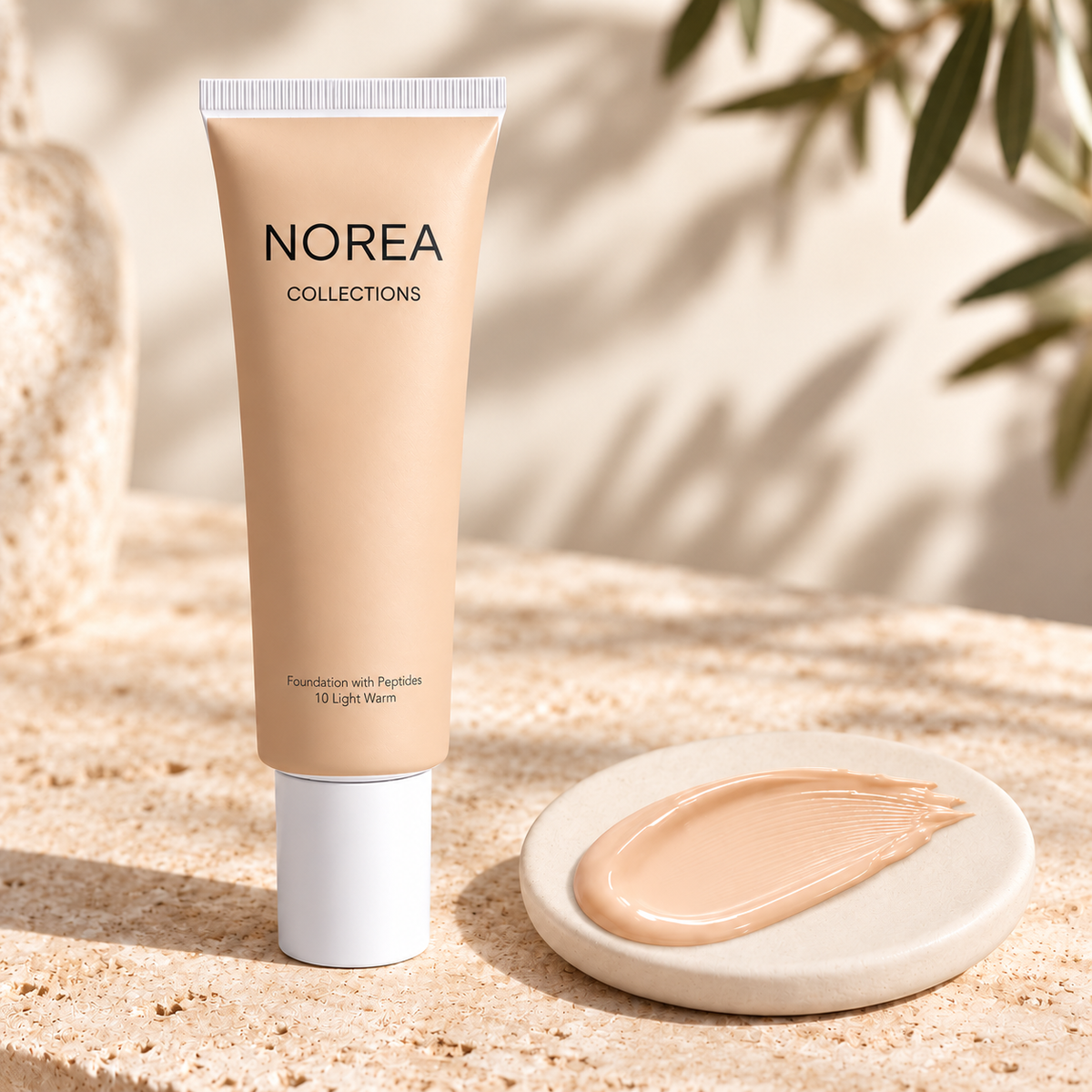 Foundation with Peptides, 10 Light Warm